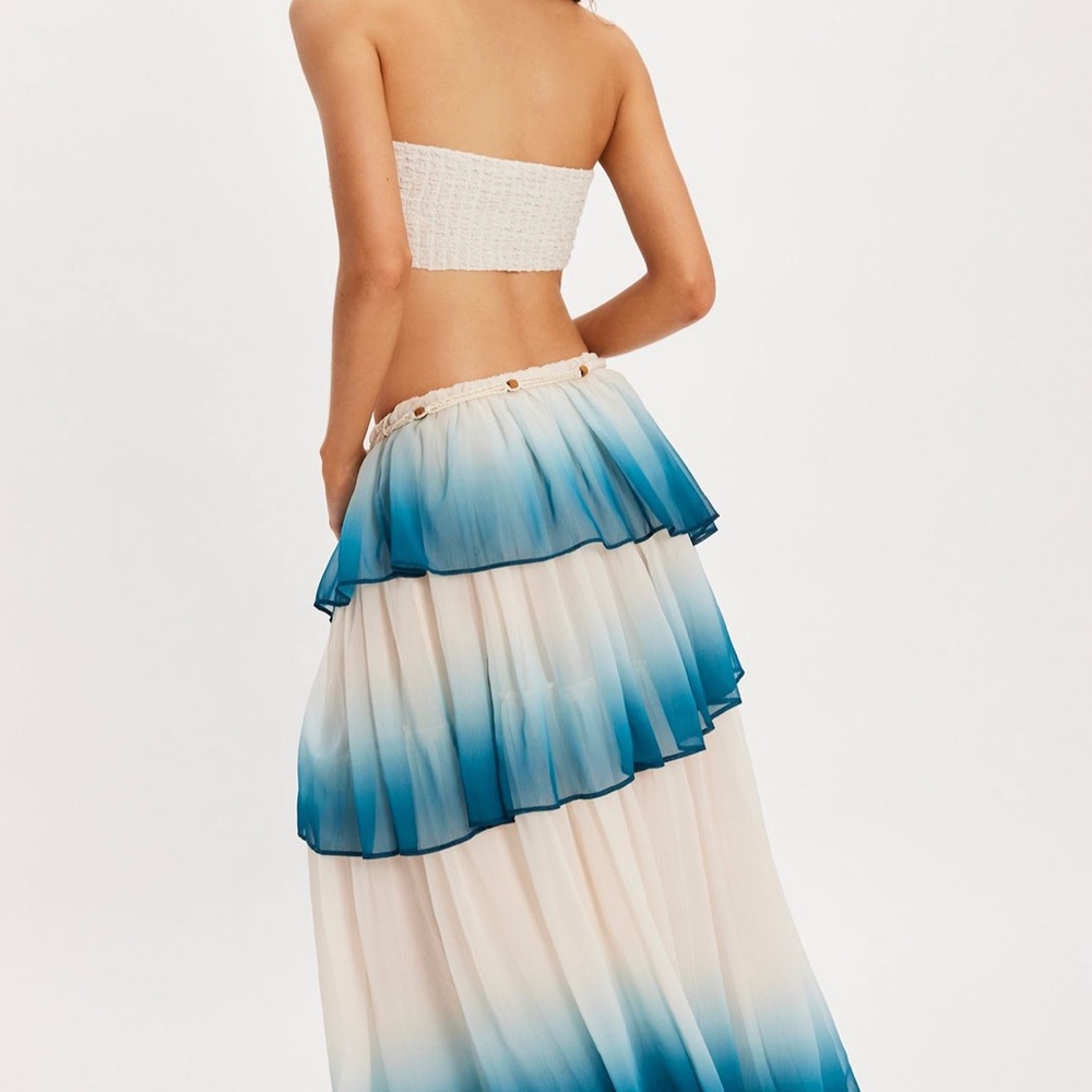 Free People Dip Into The Tiers Maxi Skirt - Picture 4 of 4